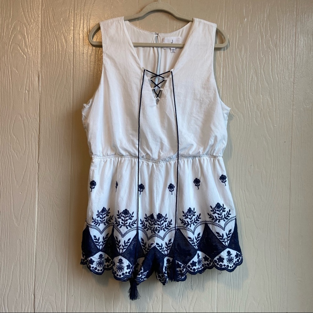 J BY J.O.A. Embroidered Romper